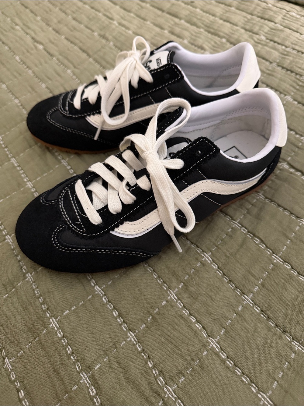 Vans Serio Lowland CC Black and White Low-Top Sneakers